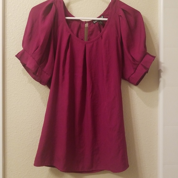 Express Fuschia Blouse Size Small - Picture 1 of 6